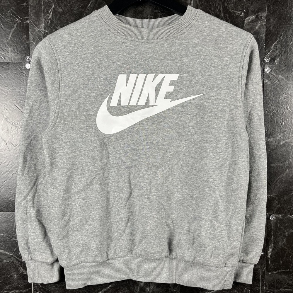 Nike Women's Grey Fleece Sweatshirt Fits Small